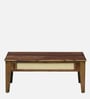 Albans Sheesham Wood Coffee Table In Provincial Teak Finish