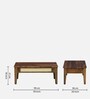 Albans Sheesham Wood Coffee Table In Provincial Teak Finish