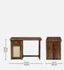 Albans Sheesham Wood Writing Table In Provincial Teak Finish