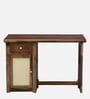 Albans Sheesham Wood Writing Table In Provincial Teak Finish