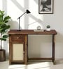 Albans Sheesham Wood Writing Table In Provincial Teak Finish