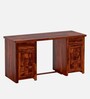 Albany Writing Table In Honey Finish