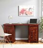 Albany Writing Table In Honey Finish
