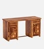 Albany Writing Table In Natural Teak Finish