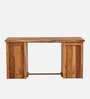 Albany Writing Table In Natural Teak Finish