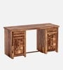 Albany Writing Table In Natural Teak Finish