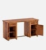 Albany Writing Table In Natural Teak Finish