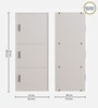Albert 3 tier File Cabinet White Finish