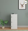 Albert 3 tier File Cabinet White Finish