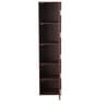 Albert File Cabinet in Cherry Brown & Walnut Finish