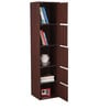 Albert File Cabinet in Cherry Brown & Walnut Finish