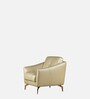 Albert Leather 1 Seater Sofa In Beige Colour