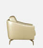 Albert Leather 1 Seater Sofa In Beige Colour