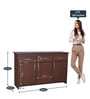 Albert Sideboard in Cherry Brown Finish