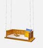 Albert Solid Wood Swing In Yellow Finish
