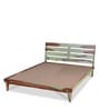 Albin Queen Size Bed In Vintage Green Colour