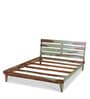 Albin Queen Size Bed In Vintage Green Colour