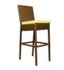 Albury Wicker Table And Chair Set In Brown Dual Tone Finish