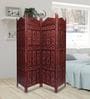 Sheesham Wood Hercules Room Divider In Brown Colour