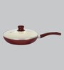 Ceramic Coating Fry Pan with Lid,10.2 Inch