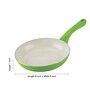 Induction Friendly Forged Ceramic Coating Fry Pan,7.8 Inch