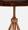 Aldan Metal Bar Stool In Copper Finish
