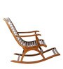 Aldin Solid Wood Rocking Chair in Teak Finish