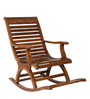 Aldin Solid Wood Rocking Chair in Teak Finish