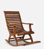 Aldin Solid Wood Rocking Chair in Teak Finish
