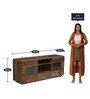 Aldora Sheesham Wood TV Cabinet in Sheesham Stone Finish