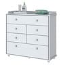 Alejandro Chest of Six Drawers in White Finish