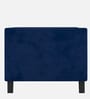 Alejandro Velvet 1 Seater Sofa In Midnight Blue Colour