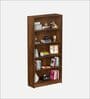 Alex Book Shelf In Brown Maple Finish