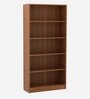 Alex Book Shelf In Natural Finish with 5 Tier