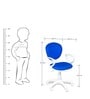 Candy Plastic Kids Study Chair in Blue Colour