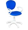 Candy Plastic Kids Study Chair in Blue Colour