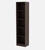 Alex Wide Book Shelf In Wenge Finish with 5 Tier
