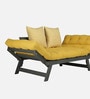 Alexa Double Futon in Ochre Colour with Mattress