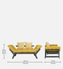 Alexa Double Futon in Ochre Colour with Mattress
