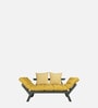 Alexa Double Futon in Ochre Colour with Mattress