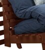 Double Futon in Blue & Brown Colour with Mattress
