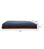 Double Futon in Blue & Brown Colour with Mattress