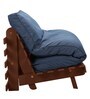 Double Futon in Blue & Brown Colour with Mattress