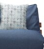 Double Futon in Blue & Brown Colour with Mattress