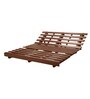 Double Futon in Blue & Brown Colour with Mattress