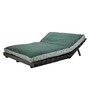 Double Futon in Green & Brown Colour with Mattress