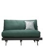 Double Futon in Green & Brown Colour with Mattress