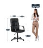 Alexa Leatherette Executive Chair in Black Colour