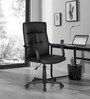 Alexa Leatherette Executive Chair in Black Colour