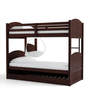 Alexander Bunk Bed with Pull Out Bed in Wenge Finish